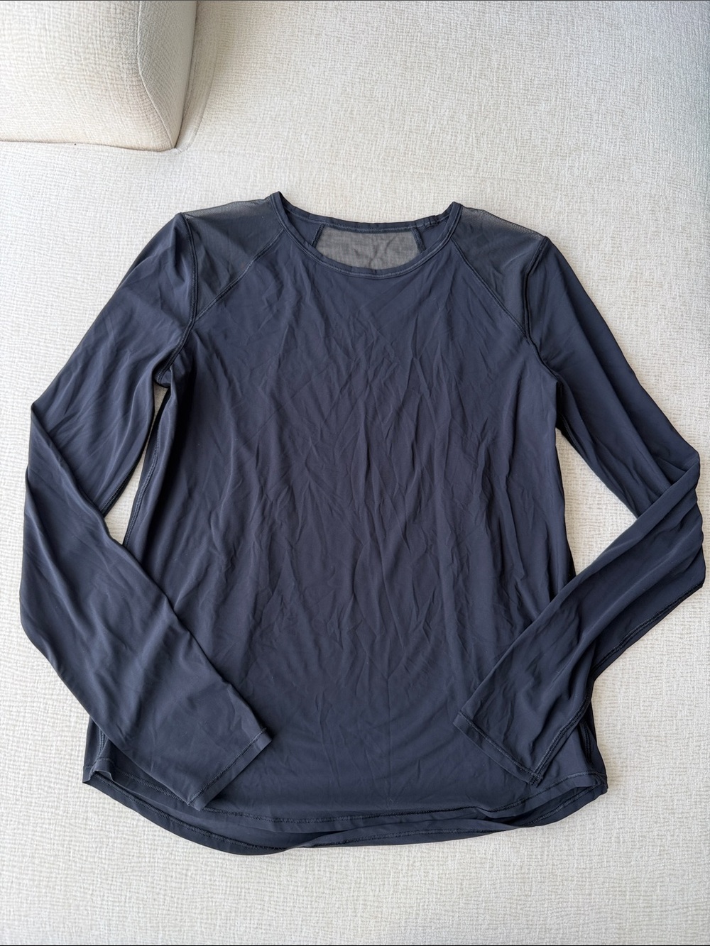 lululemon athletica Black Long Sleeve Crew Tee